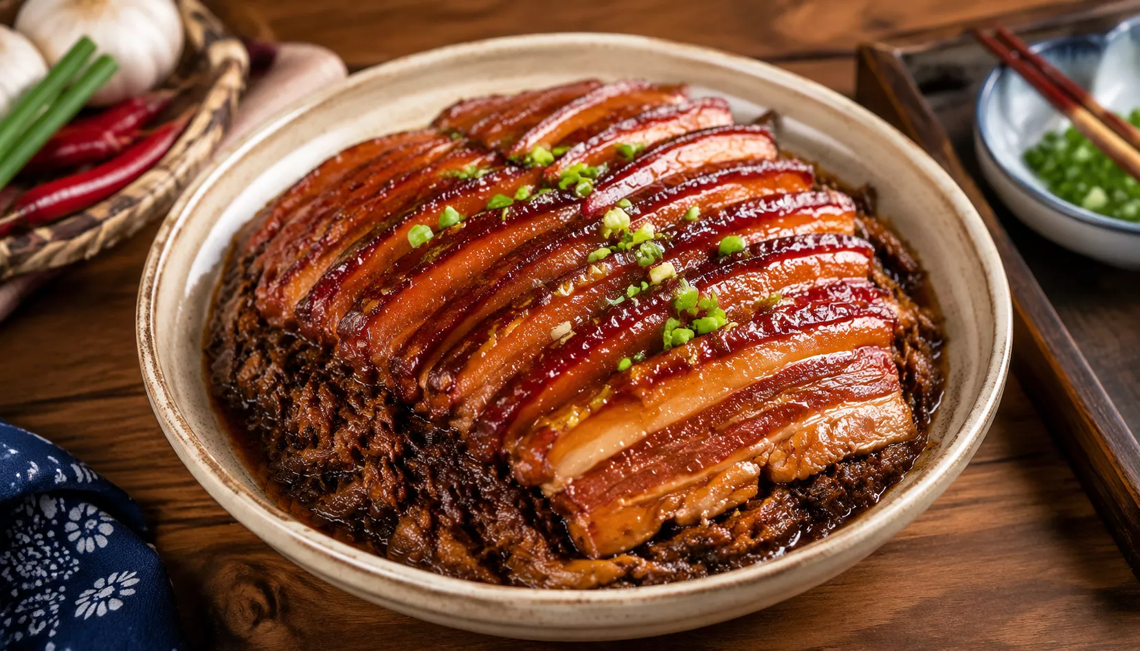 广东梅菜扣肉正宗做法,起虎皮详细教程
