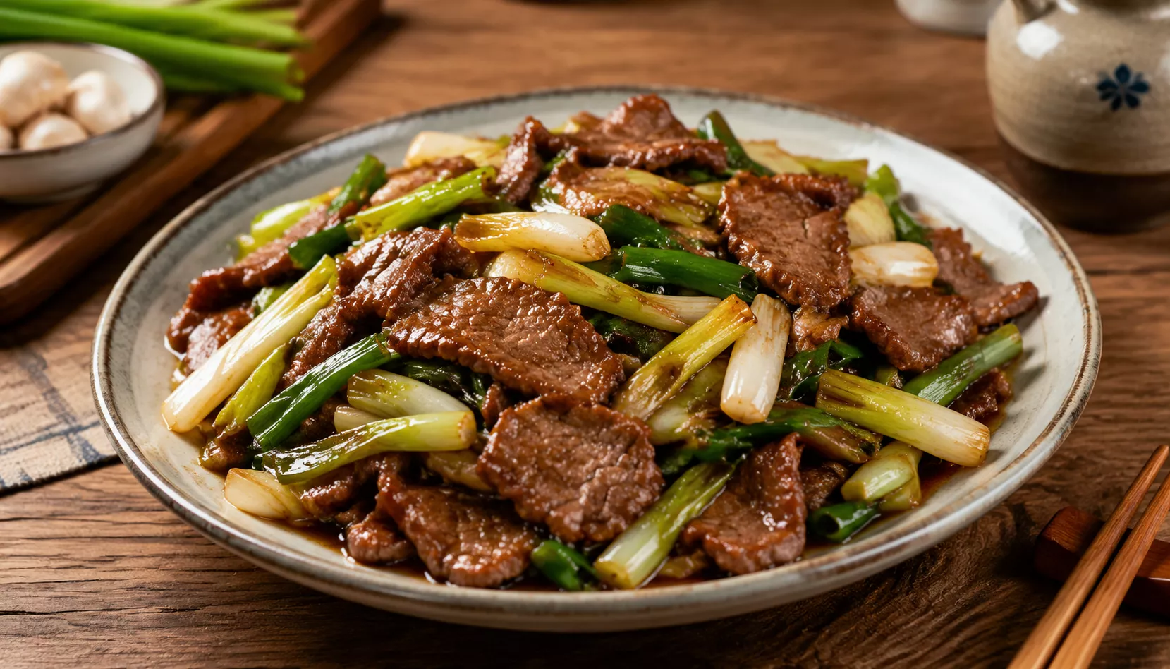 葱爆牛肉