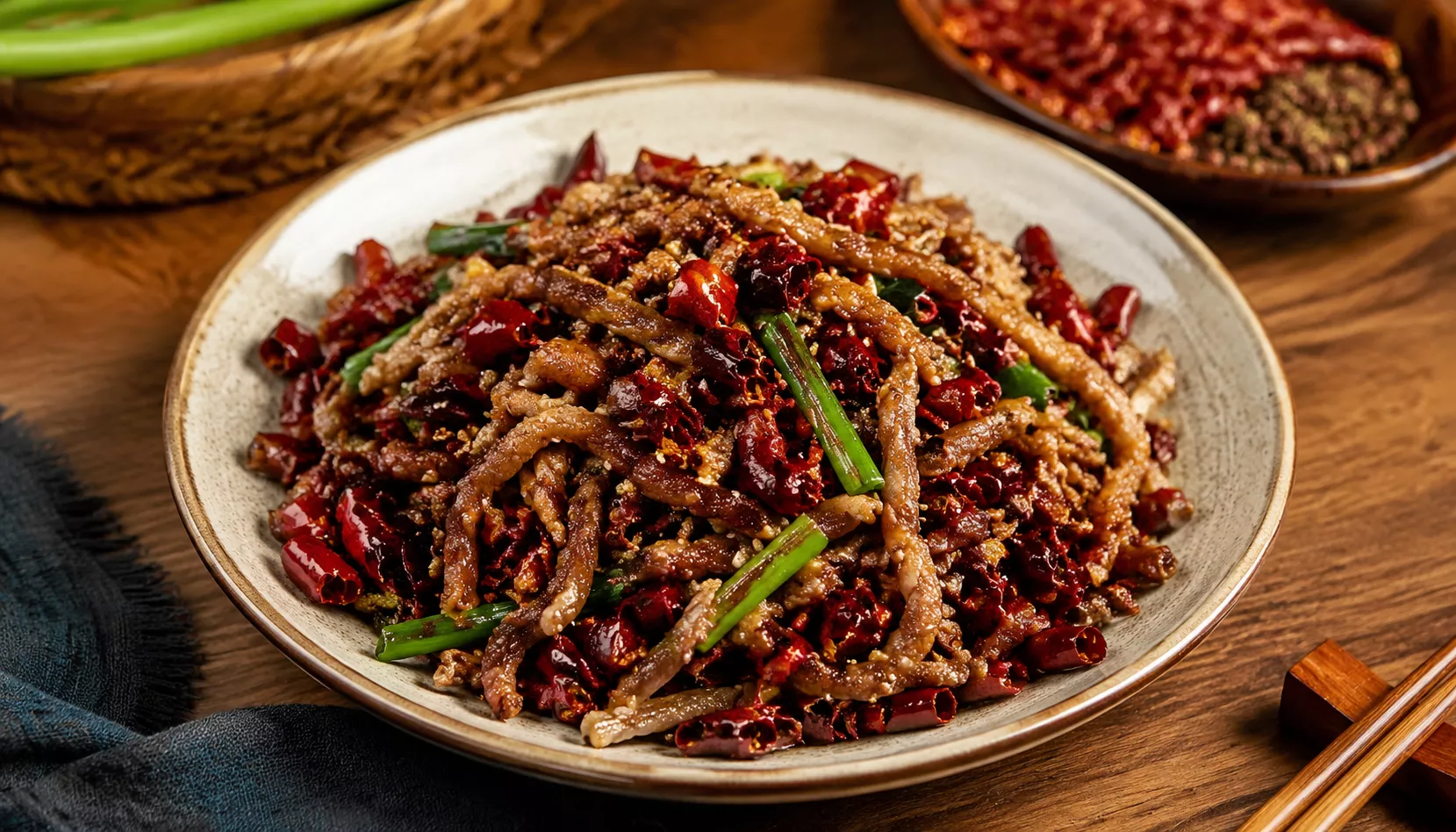 干煸牛肉丝