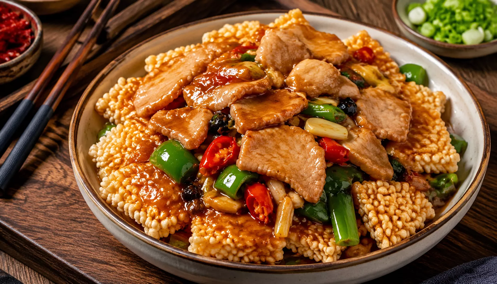 锅巴肉片