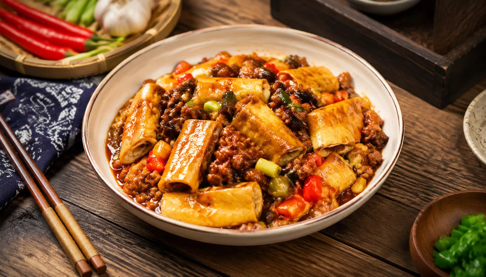 鱼香鹅黄肉