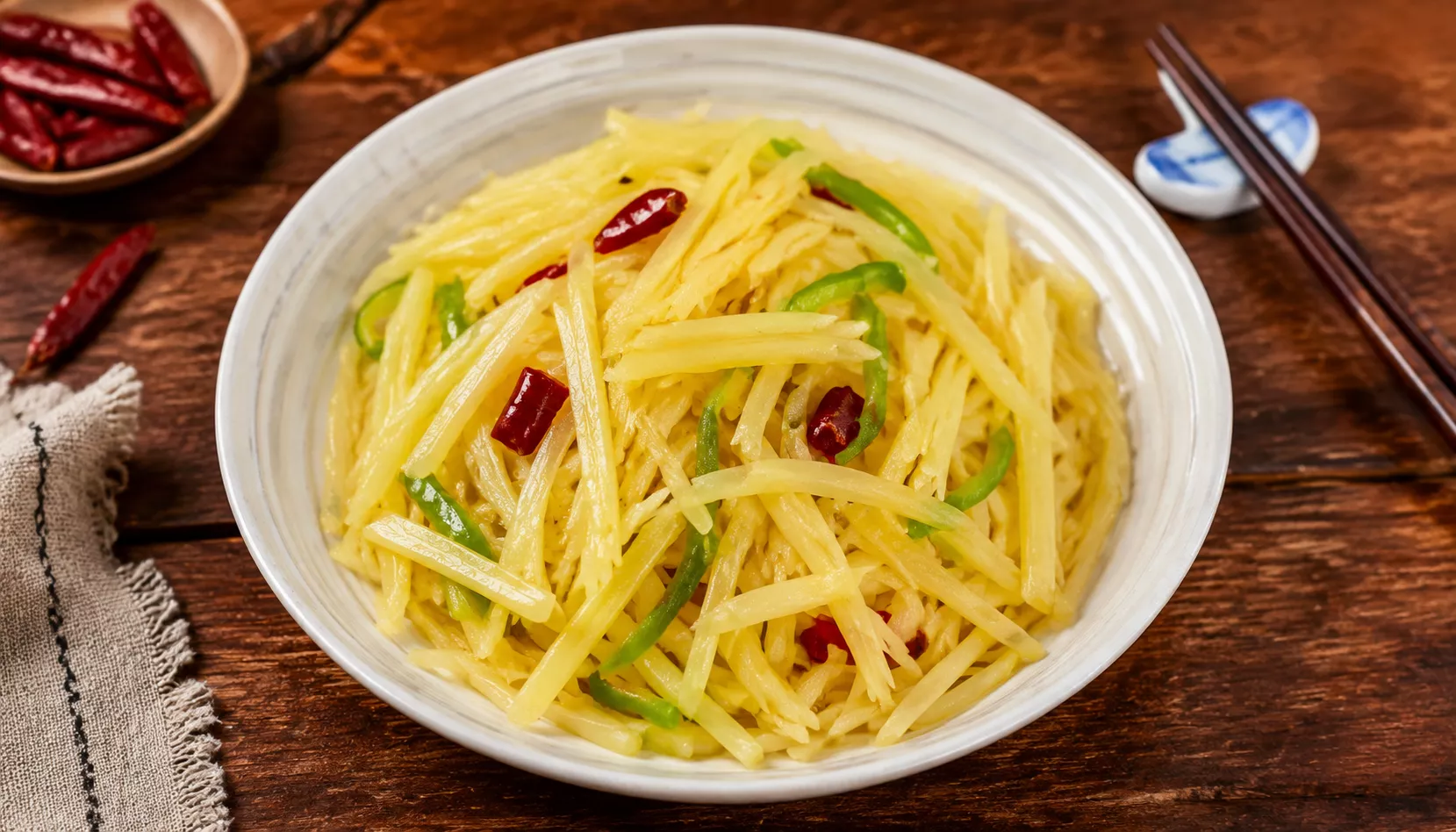 酸辣土豆丝的正确做法